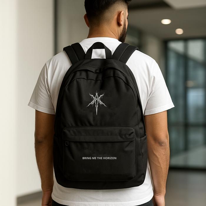 Tas Ransel Pria Motif Metal Keren Untuk Sekolah Kuliah Backpack Wanita