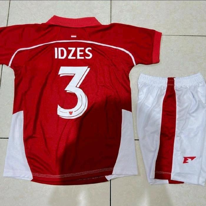 Jersey Baju Bola Anak Timnas Indonesia Home Kids 2025 + Nameset Original