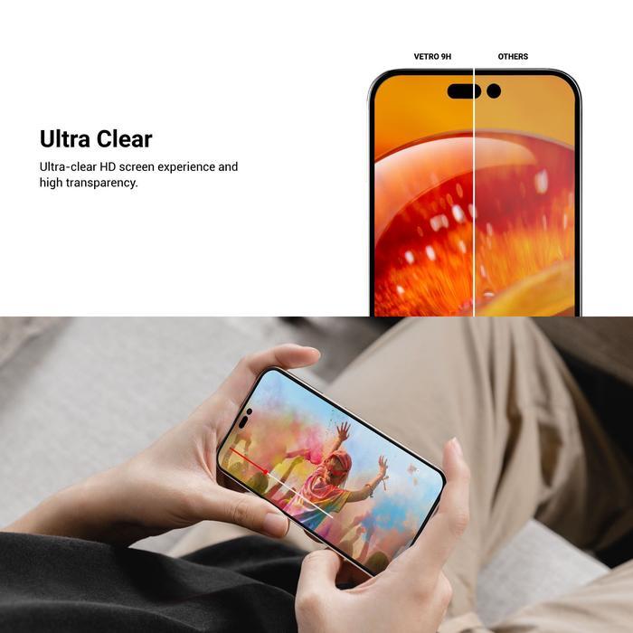 k3vy- Tempered Glass For Iphone 14 Pro Max Plus Mageasy Vetro Screen Protector