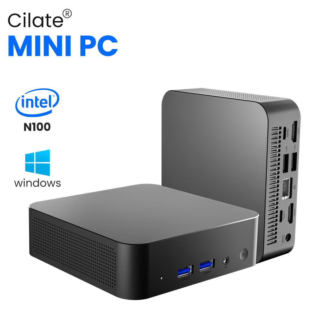 Cilate M610 Mini Pc Intel Alder Lake N100 Windows 11 Pro Mini Pc