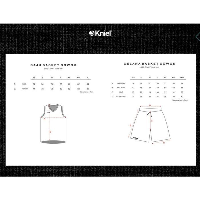 Jersey Basket Nsl Merchandise - Bahan Premium Quality Anti Odor Dan Mudah Kering - Kniel Sports