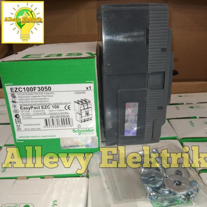 MCCB EZC100F 50A 3P SCHNEIDER