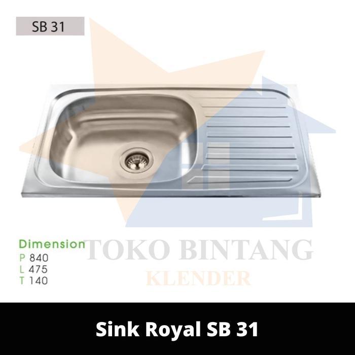 Royal Kitchen Sink / Bak Cuci Piring Sink Royal SB 31