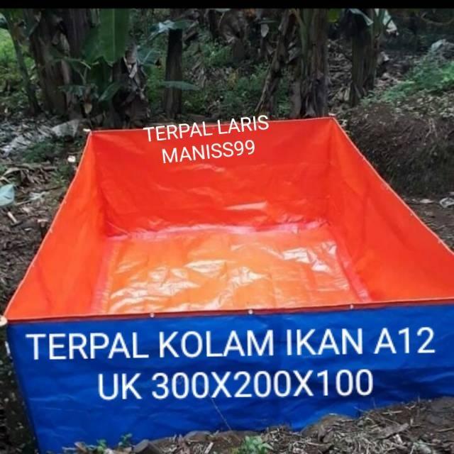 TERPAL KOLAM IKAN A12 UK 300X200X100