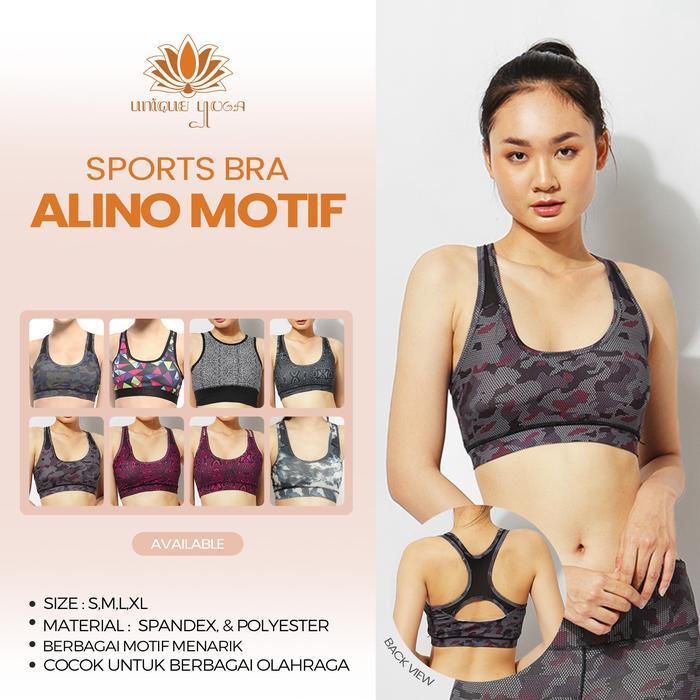 Sports Bra Olahraga Wanita Terbaru / Bra Yoga Senam Motif / Bra Zumba #Gratisongkir