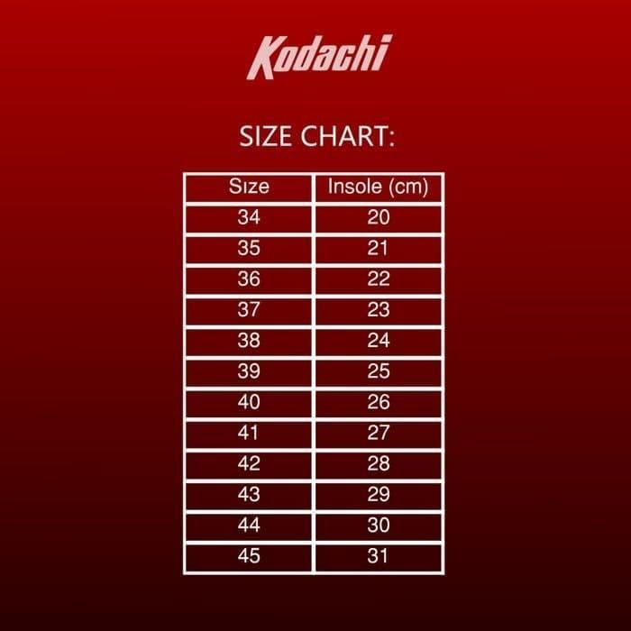 Bisa Termin Sepatu Kodachi 8172 Hitam Lis Orange / Sepatu Kodachi 8172 Classic