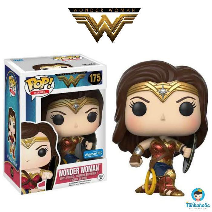 Funko POP Wonder Woman (Movie) - Wonder Woman (Shield) (Stickered)