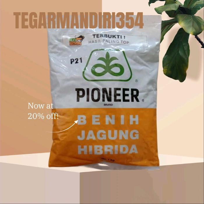 Benih jagung pioner p21 bison 1kg bibit jagung p21 bison