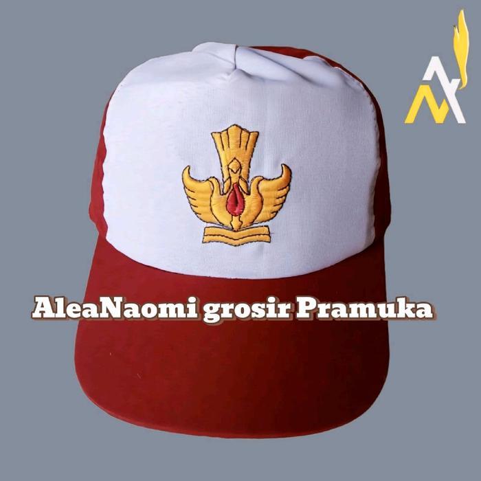 New- Topi SD topi sekolah SD bordir topi SD merah putih Topi SD merah merah topi SD tut wuri