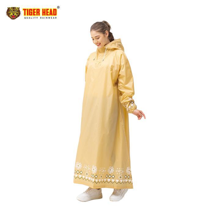 FASTOFF- Tiger Head Jas Hujan Gamis Aster Jas Hujan Wanita - Kode 70050