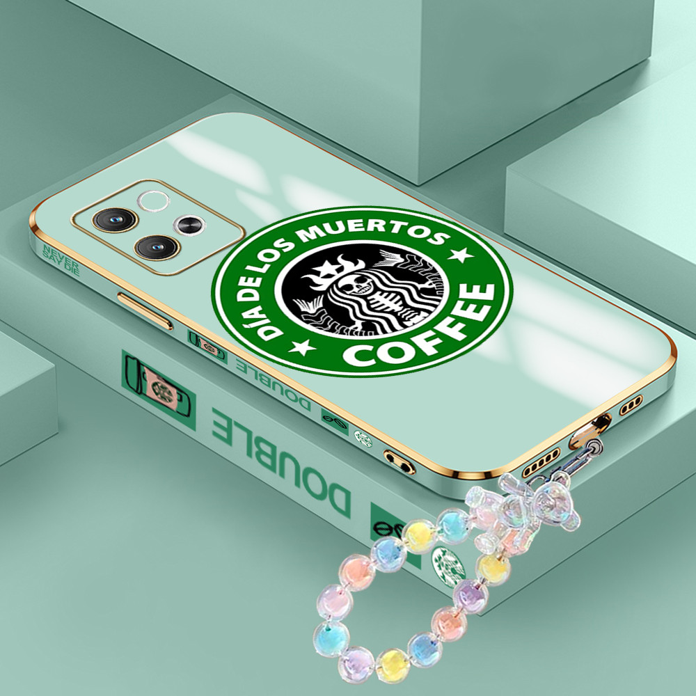 [Pengiriman Jakarta] Infinix ITEL P65 S23 RS4 A50 A70 A80 Casing Ponsel Pola Funny Starbucks  Lunak 