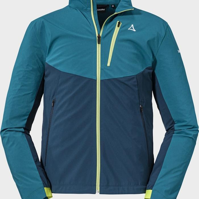 SCHOFFEL AVDALEN SOFTSHELL MENS GREEN JAKET HIKING TREKKING WINTER ORIGINAL