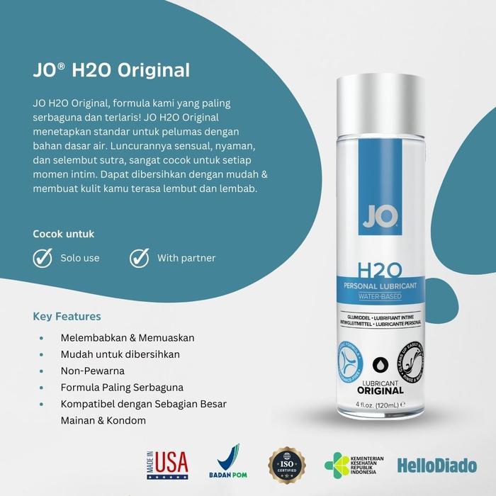 11wa- System Jo H2O - Pelumas Pria Wanita Berbahan Dasar Air - Heydiago