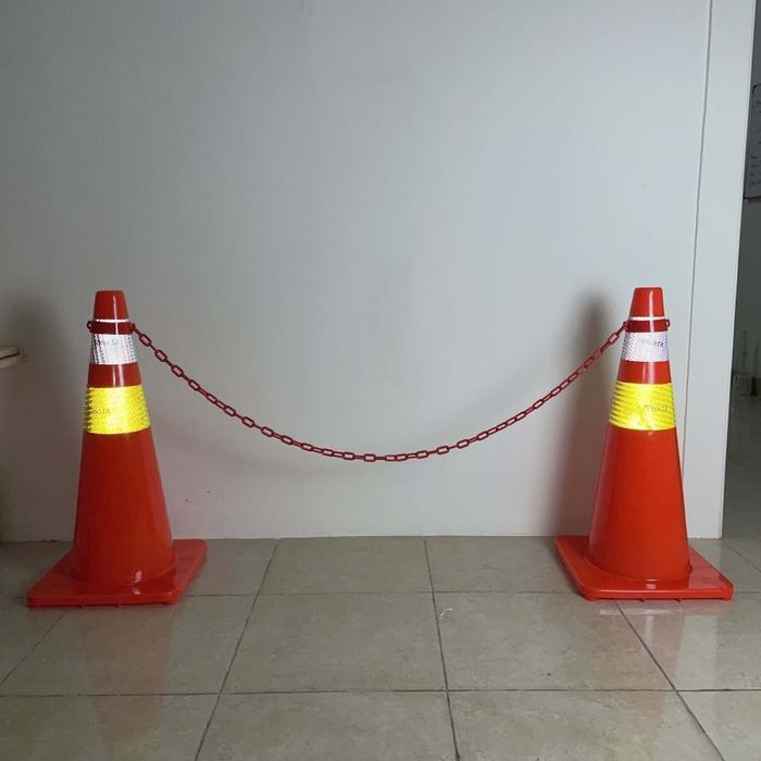liqo- Safety Traffic Cone 90 Cm Kerucut Lalu Lintas Tonata 3.2 Kg / Traffic Cone 90Cm /