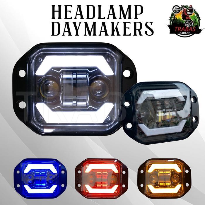 Berkualitas Headlamp Daymaker Crf Klx Wr Wr155 Demeker Day Maker Head Lamp Motor Trail Cross