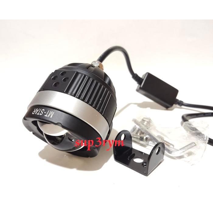 Termurah Lampu Tembak Led Cutt Off Mt Star Premium Cahaya Biled 2 Warna Terlaris