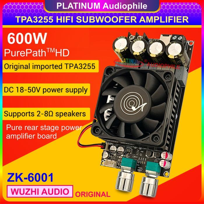 TPA3255 Hifi Subwoofer Amplifier 600W Class D ZK-6001