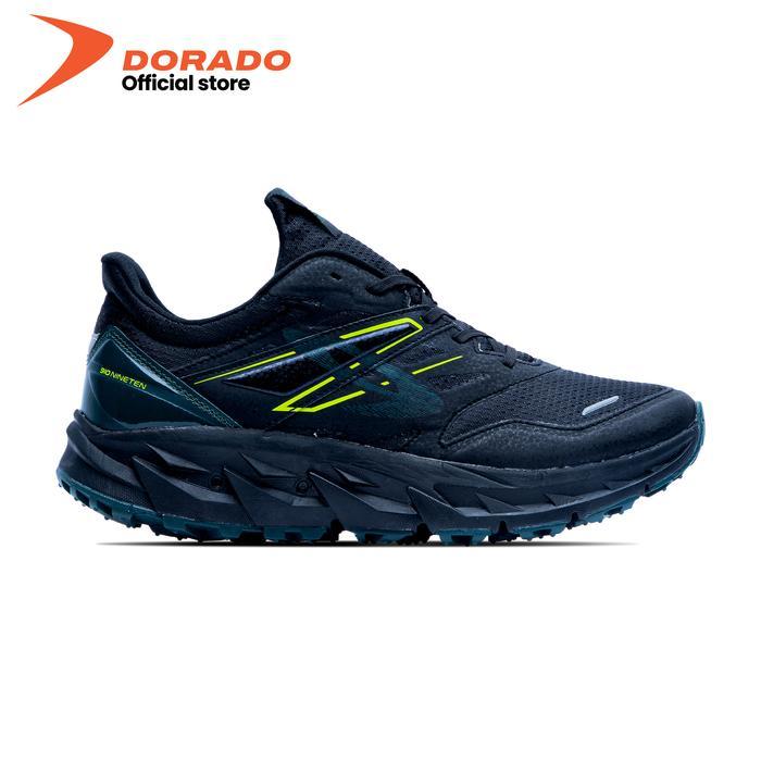 Sepatu 910 Nineten Yuza Evo - Hitam/Hijau-Tua/Jingga (Trail Running)