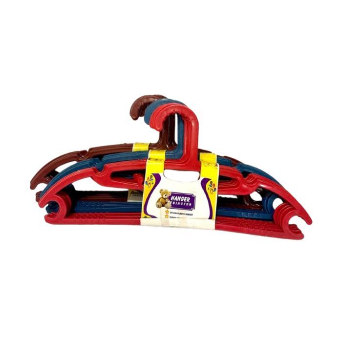 New Hanger Laundry Plastik / Gantungan Baju Hitam / Gantungan Baju Plastik