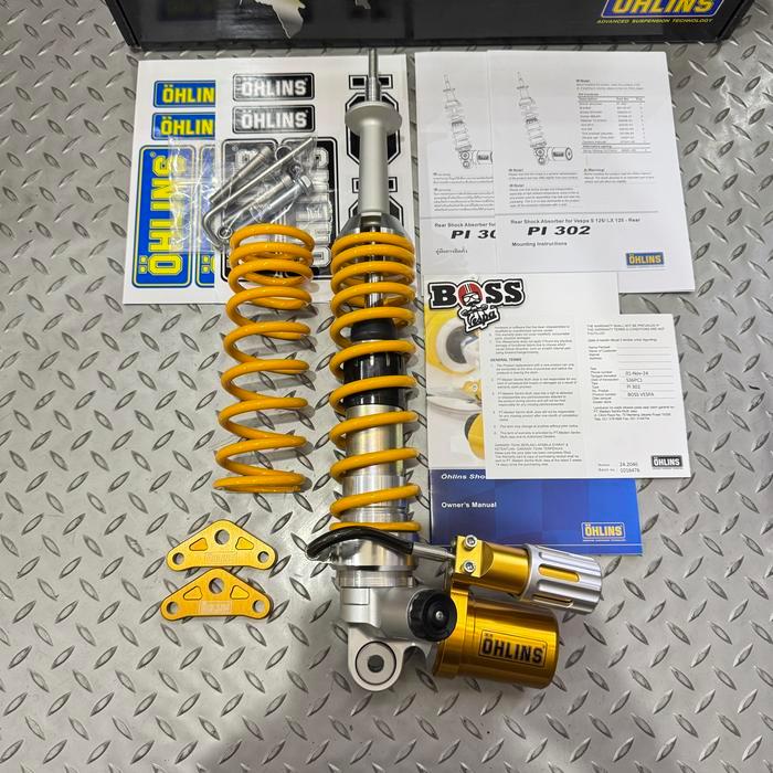 Shock Tabung Ohlins Rear PI 302 Preload Vespa Sprint Primavera