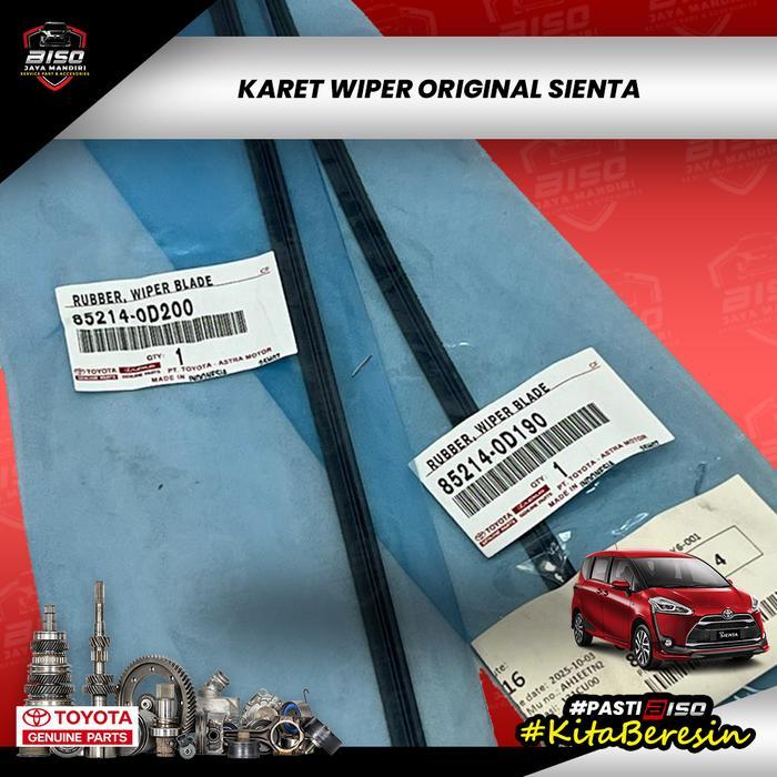 Terbagus Karet Wiper Toyota Sienta Depan Original Toyota Astra Motor Karet Wiper Untuk Wiper