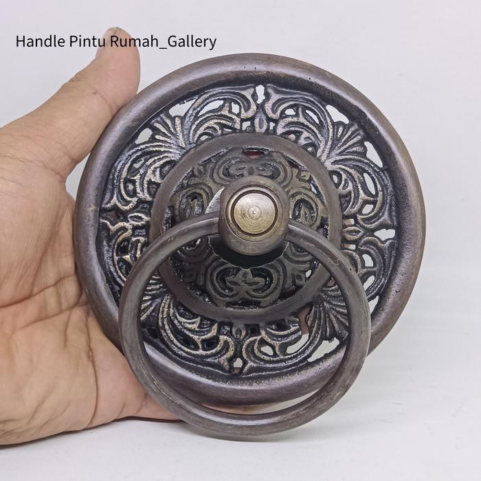 Handle Tarikan Pintu Rumah Gebyok Antik Kuningan Lawasan Gby 01