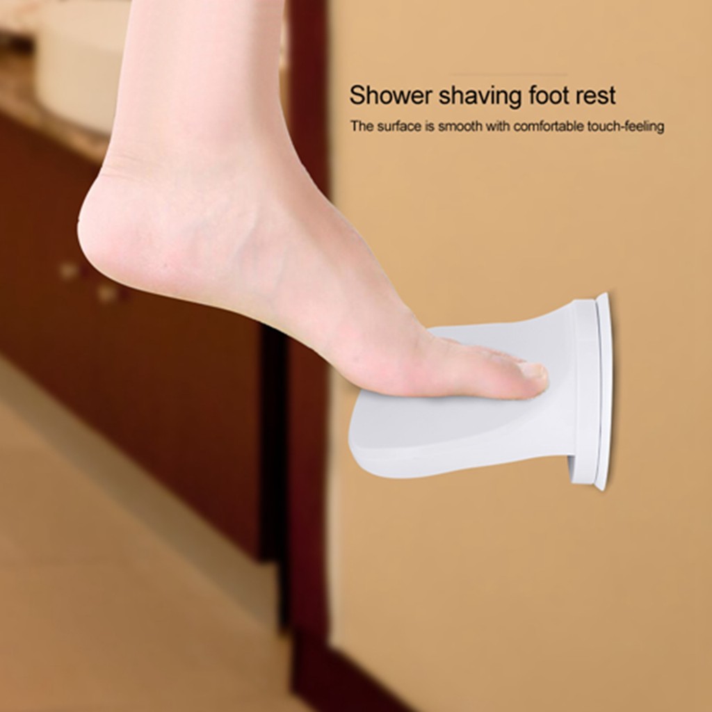 Shaving Foot Rest Bathroom Foot Rest Plastic Bathroom Shower Shaving Leg Aid Foot Rest Suction Cup