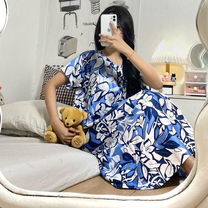 Sapasara - Daster Payung Kain Rayon Kantong LD 110 Busui Friendly