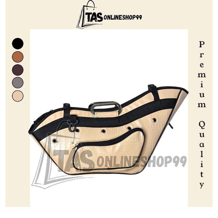 BRIDTIS- Tasonlineshop Tas Kiso Ayam Mewah Bahan Croco Premium - Slingbag Kiso Ayam Premium
