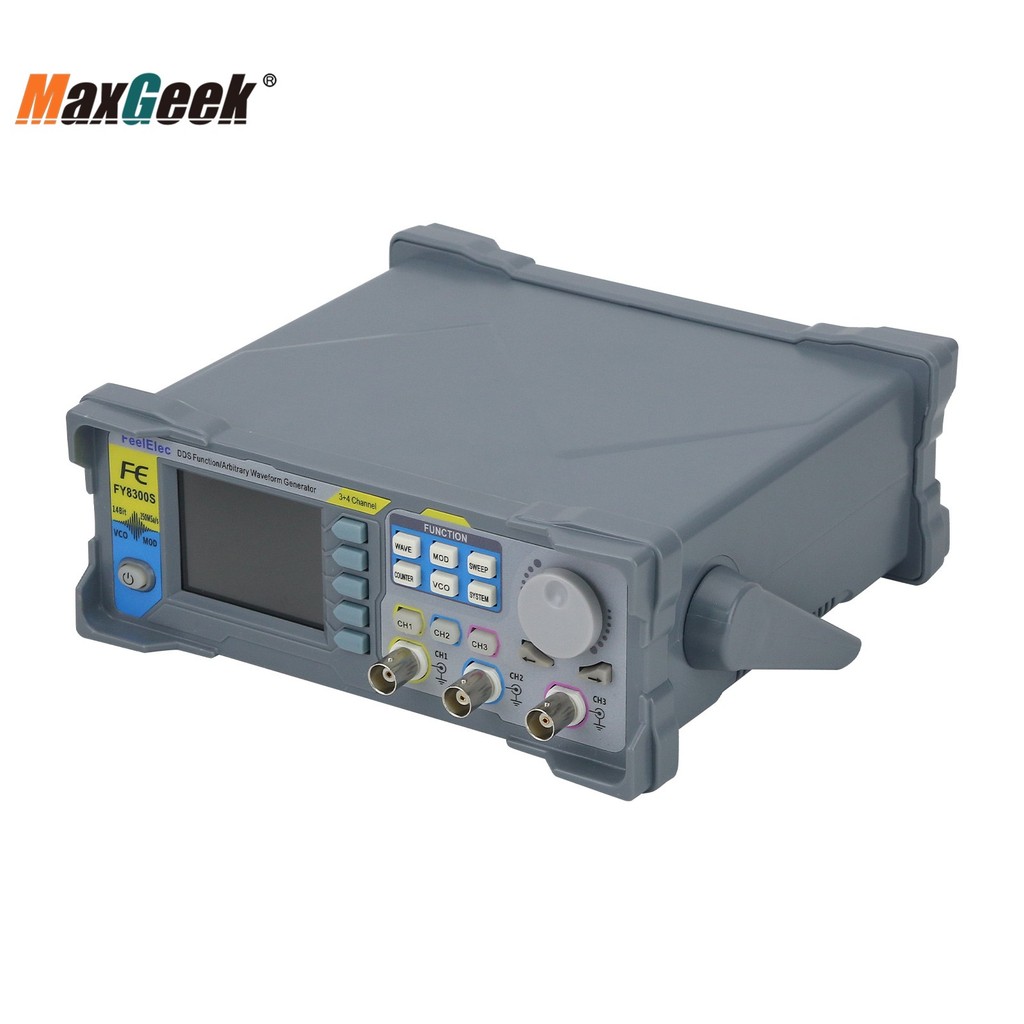 Maxgeek Fy8300S-20M 20Mhz 40Mhz 60Mhz 3-Channel Dds Function Arbitrary Waveform Signal Generator 4Ch