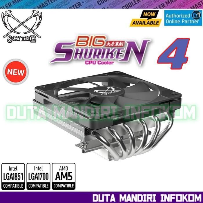 SCYTHE BIG SHURIKEN 4 - LOW PROFILE AIR CPU COOLER