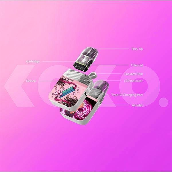 G3 LITE KOKO POD KIT 25W 1200MAH AUTHENTIC 100% BY UWELL CALIBURN