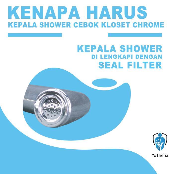 kmcb- Kepala Jet Shower Chrome / Kepala Shower Cebok Semprotan Cebok