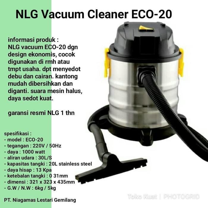 Vacuum cleaner penyedot debu NLG ECO-20