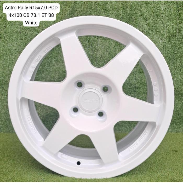 Velg Astro Rally r15 Ring 15x7 pcd 4x100 ET38 Jazz Yaris Agya