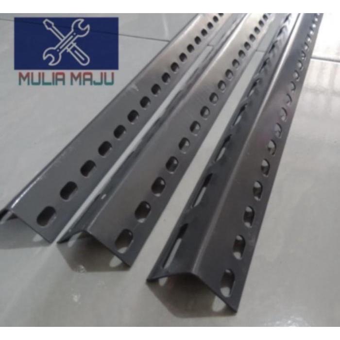 mo9rd4- Besi Siku Lubang / Siku Lobang Panjang 3 Meter (Harga Pabrik)