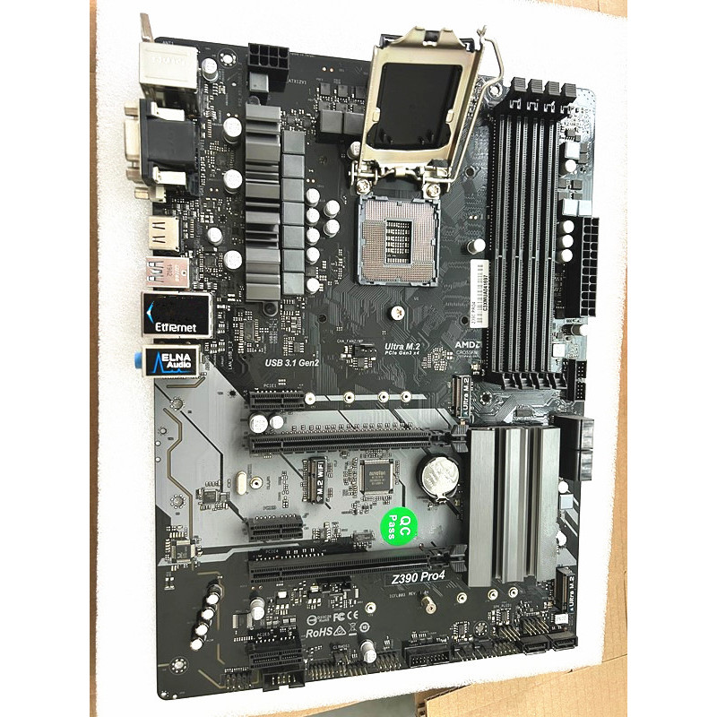 For Asrock Z390 Pro4 Original Desktop 1151 Motherboard Z390 Socket Lga1151 Ddr4 3 Usb3.0 M.2