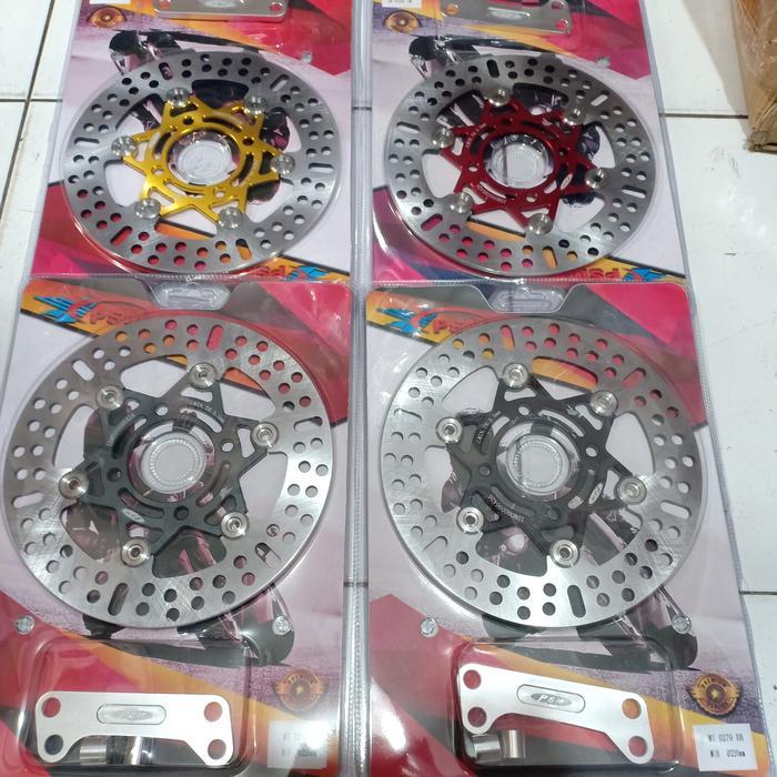 Disc Psm Floating 220Mm Cnc Mio Smile/ Piringan Cakram Psm 220 Mm Mio Soul Karbu/ Fino Karbu/ Xeon