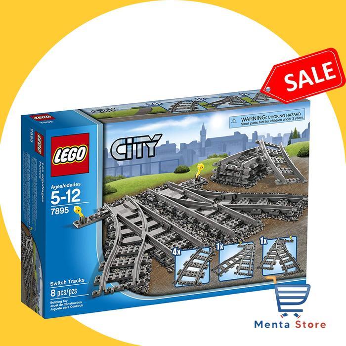 Lego City # 7895 Switching Tracks Train Rail Change Supplemental New Kode 746