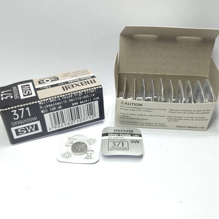NEWs batre Maxell SR 920 SW / 371 Original single pack batre jam tangan