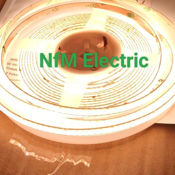Led Strip Cob 24V 12W Indoor/ Strip Light Cob 24V 3000K 5Mtr