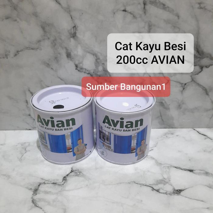proxx- Cat Kayu Besi Avian Kecil 200Cc Hitam Putih Mengkilap Pagar Pintu