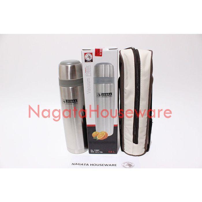 Termos air panas stainless steel Vacuum Flask Zebra Prima 2 112957 Top