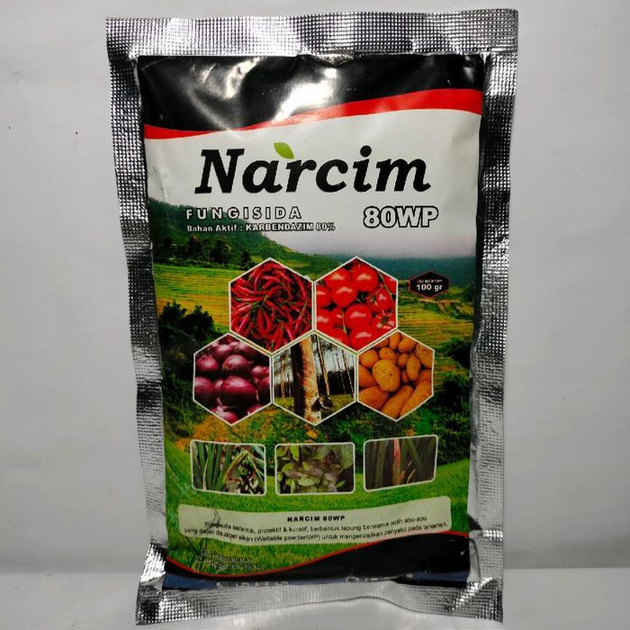 PROMO Fungisida Narcim 80 WP 100 Gram Bahan Aktif Karbendazim