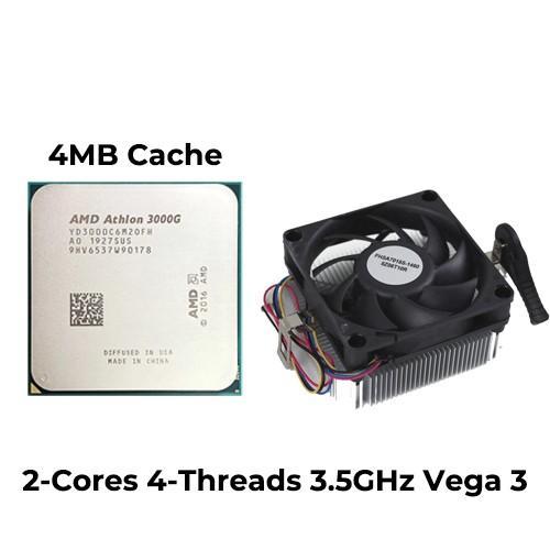 AMD ATHLON 3000G TRAY WITH FAN SOCKET AM4