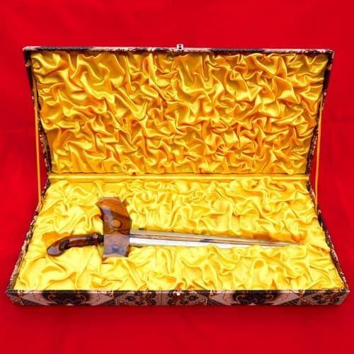SIAPKIRIM Tempat Wadah Menyimpan Keris Box Pusaka Tombak Tosan Aji Batik Alusan READY STOCK