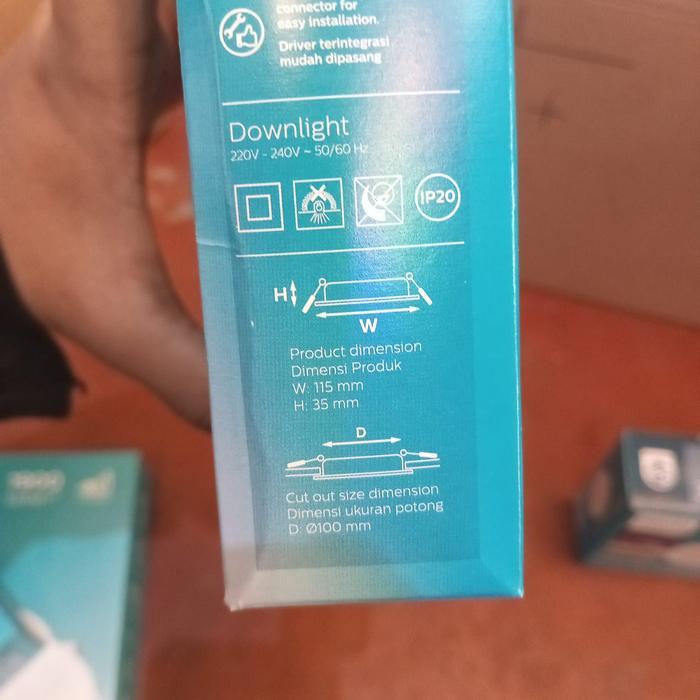 News downlight eridani 3,5w 7w 10w 14w 22w philips 3000k 4000k 6500k