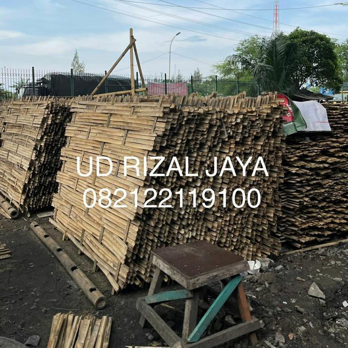 GEDEK BAMBU SASAK BAMBU SESEK BAMBU