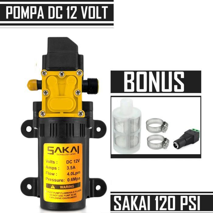 POMPA AIR DC 12V / POMPA DC 12V (Socket - Drat)