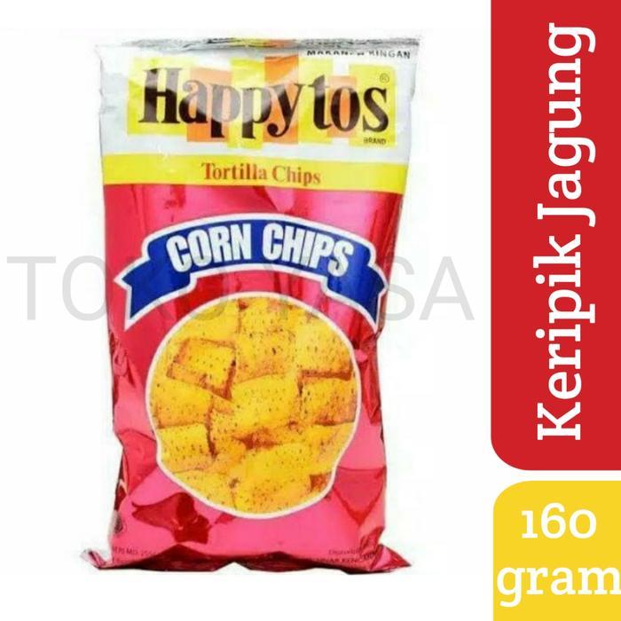 News Happy Tos Corn Chips 160gr ( Happy Tos Merah )